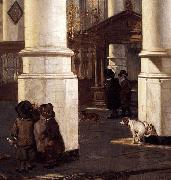 Emanuel de Witte Interior of the Oude Kerk, Delft France oil painting artist